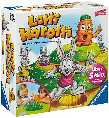 Ravensburger Kinderspiel 21556 – Lotti Karotti – Spiel für Kinder ab 4 Jahren