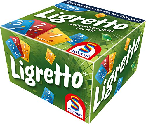 Schmidt Spiele 01201 – Ligretto grün, Kartenspiel