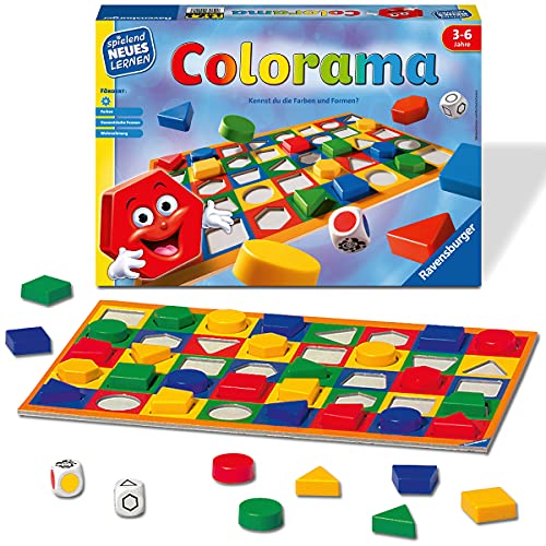 Ravensburger 24921 – Colorama – Zuordnungsspiel für die Kleinen – Spiel für Kinder ab 3 bis 6 Jahren, Spielend Neues Lernen für 1-6 Spieler